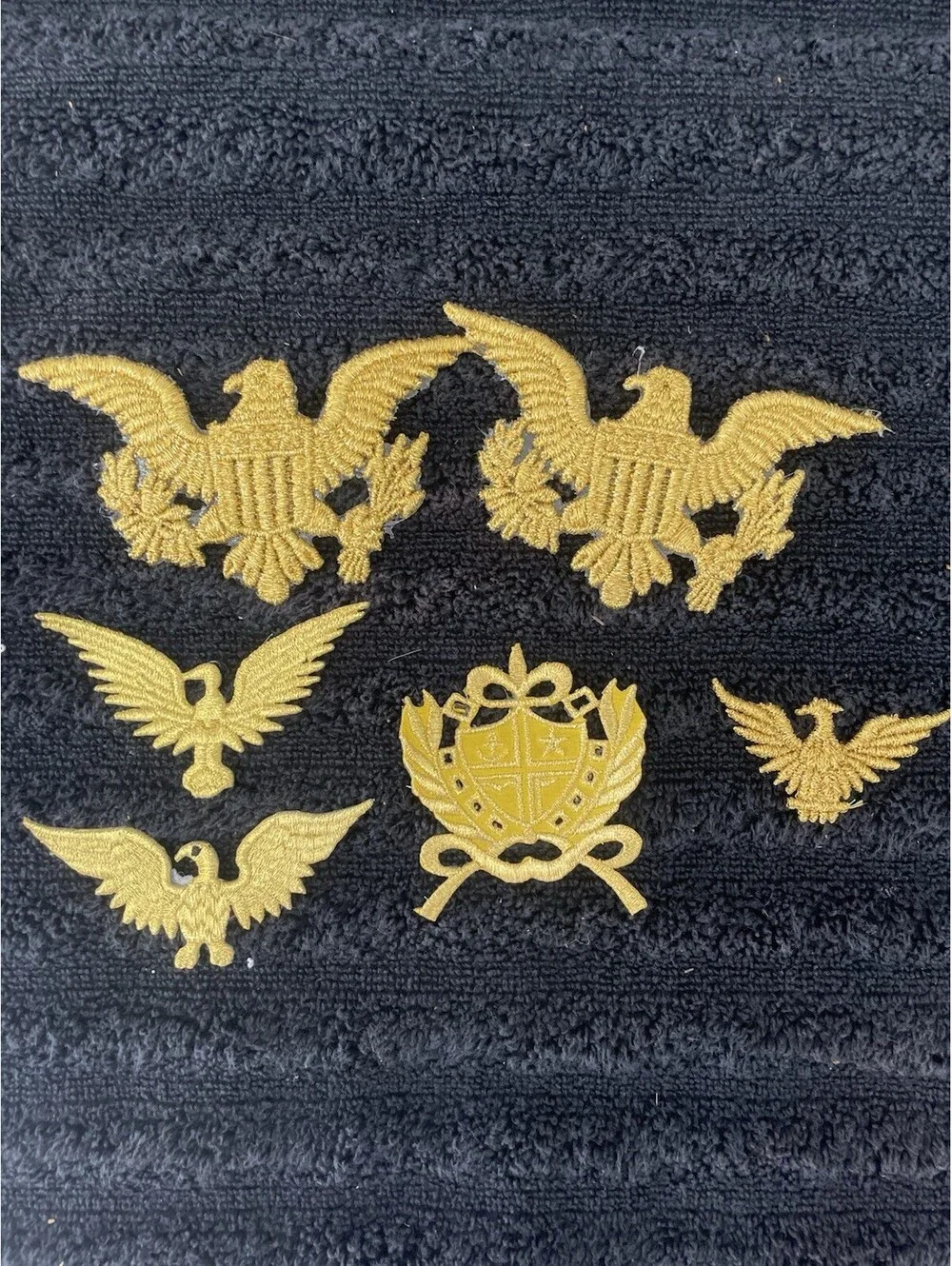 Gold Eagle Military Eagle Sign Patch Lot